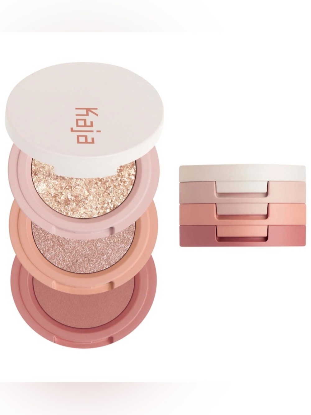 KAJA NWT Beauty Bento Stacked Eyeshadow Trio, (16) Peach Madeline